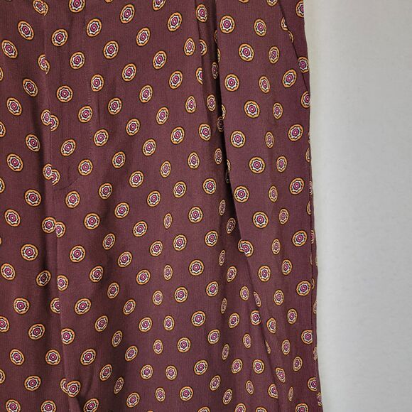 By Anthropologie Womens Marsden Wide Leg Pants Size 8 Brown High Rise Hippie - Picture 7 of 12